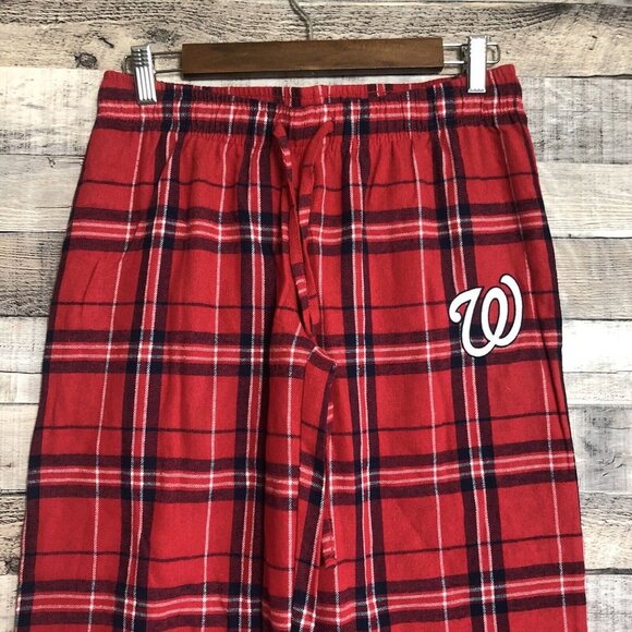 Washington Nationals Concept Sports MLB Women Flannel Pants Tee Sleep Set Sz. S - Picture 10 of 16